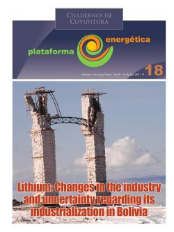 Cuadernos de Coyuntura 18: Lithium: Changes in the industry and uncertainty regarding its industrialization in Bolivia