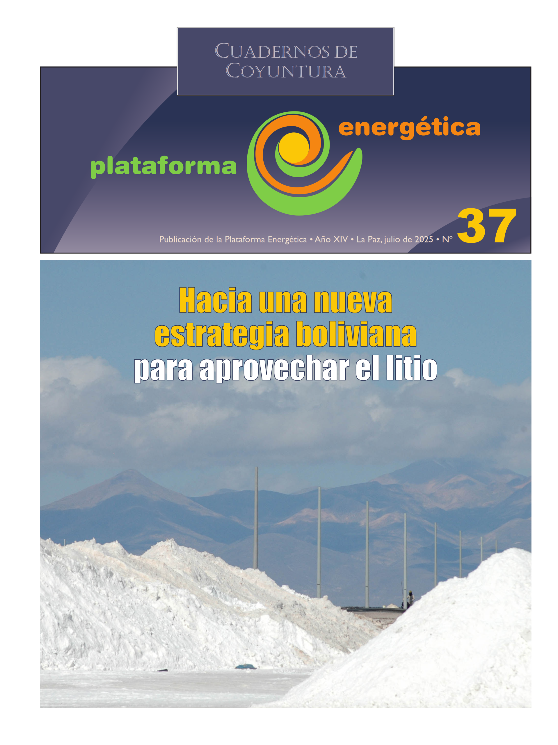 Cuadernos de Coyuntura 37: Hacia una nueva estrategia boliviana para aprovechar el litio