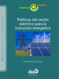 Políticas del sector eléctrico para la transición energética